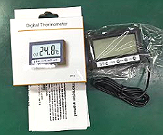 Termometru digital cu ceas ST-2