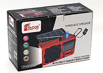 Radio solar FP-9007BT-S