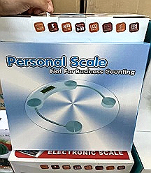 Cântar personal electronic (Cântar de sticlă pentru persoane)