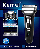 Mașină de tuns și ras Kemei KM-6558