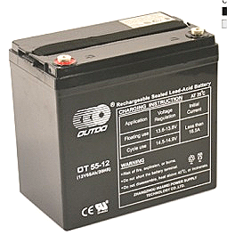 Baterie reîncărcabilă plumb-acid, cu specificații de 12V și 55Ah